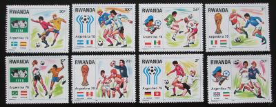 Rwanda 1978 MS ve fotbale Mi# 944-51 1163