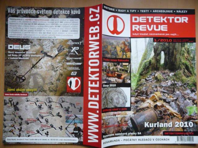 Časopis - DETEKTOR REVUE - číslo 1. z roku 2010 - Zberateľstvo