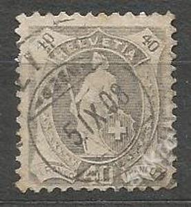 Švýcarsko - razít.,Mi.č.68  /1688DD/