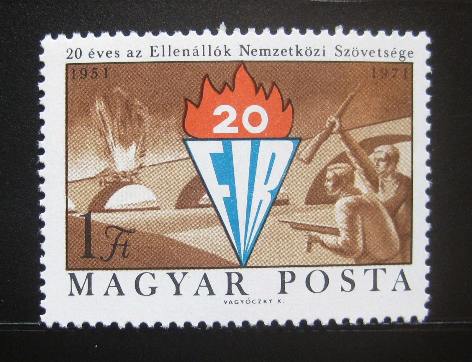 Maďarsko 1971 Výročí FIR Mi# 2681 0747 - Známky