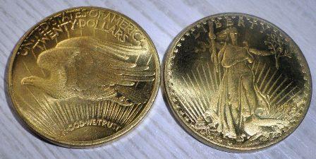 USA 20 dolárov 1933 Saint Gaudens kópie RR M-0226 - Zberateľstvo