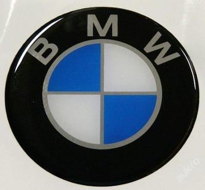 Samolepky znaky,loga 3D design - BMW , 70mm