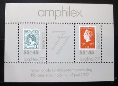 Nizozemí 1977 AMPHILEX výstava Mi# Block 16 0920