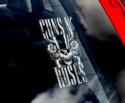 Guns N' Roses - samolepka na sklo auta