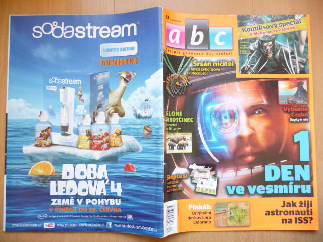 Časopis - ABC - ročník 57. - číslo 12. z roku 2012 - Knihy a časopisy