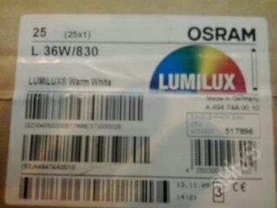 zářivková trubice lumilux 36W/830