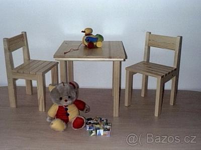 Dětský nábytek DELTA - stolek + 2 židličky