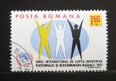 Rumunsko 1971 Proti rasové diskrimin Mi# 2907 0214