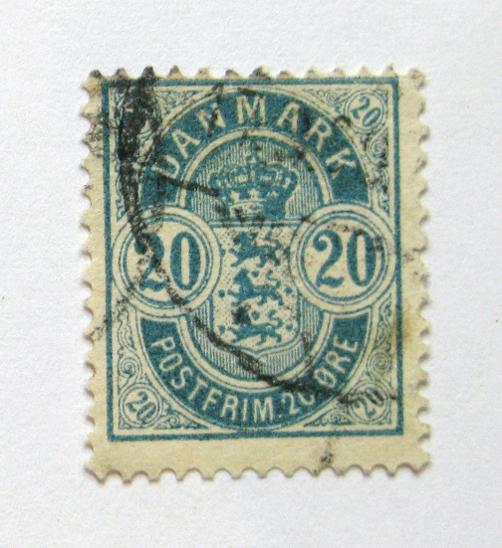 Dánsko 1895 Královský znak Mi# 36 YB 0348 - Známky