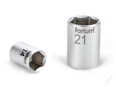 Hlavice FORTUM nástrčná 1/4", 9mm, L 25mm