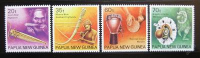 Papua 1990 Hudeb. nástroje SC# 746-49 220Kc 0087