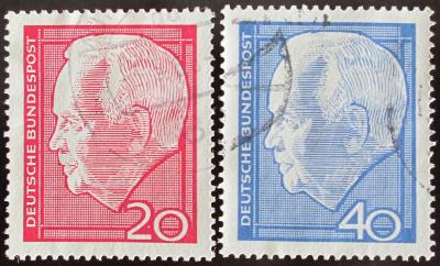 Německo 1964 Prezident Lubke Mi# 429-30 0384