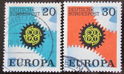 Německo 1967 Evropa CEPT Mi# 533-34 0384