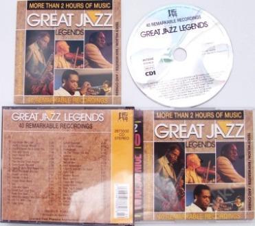 2CD GREAT JAZZ LEGENDS 40 HITS ELLINGTON ARMSTRONG - Hudba