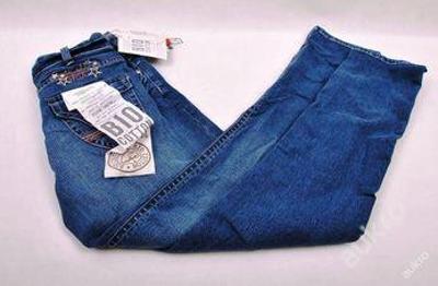 Dívčí  kalhoty,  vel. 146- modré ( F00115 - B)