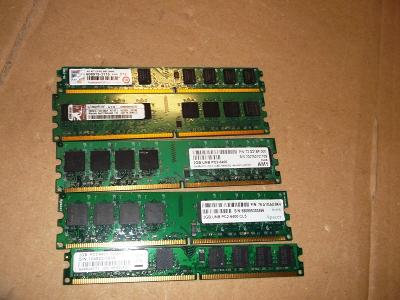 RAM 2Gb DDR2 800Mhz, záruka