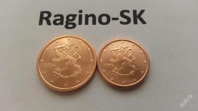 Finsko 2004 - Sada 1+2 Cent UNC