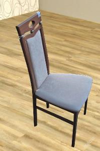 Čalouněná židle dřevo/ textilie (5681) E S