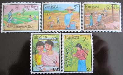 Laos 1987 Světový den potravin Mi# 1045-49 0075