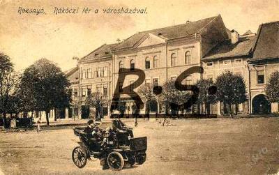 Rožňava 1919 - koláž auto , polní pošta