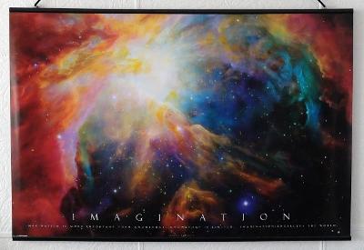 Plakát vesmír Imagination 91,5 × 61 cm
