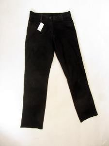 Kožené broušené kalhoty POLO - pas: 76 cm