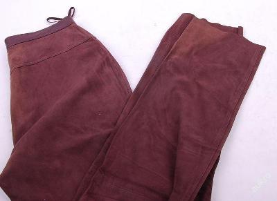Kalhoty dámské kožené, vel. 40 -(FO 0852 )