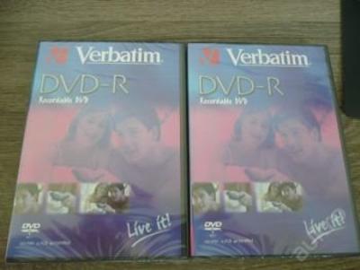 DVD-R 4,7 GB 120min - 2ks