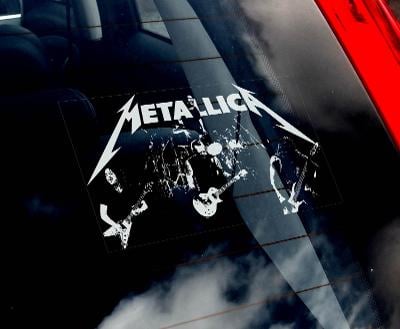 Metallica - samolepka na sklo auta