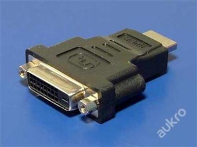 Redukce adaptér HDMI A (M) - DVI D (F)