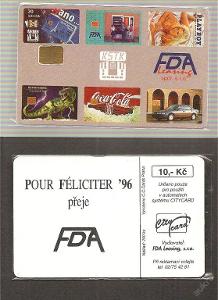 ** Citykarta PF 1996 FDA - náklad 250 ! ! ! TK Č