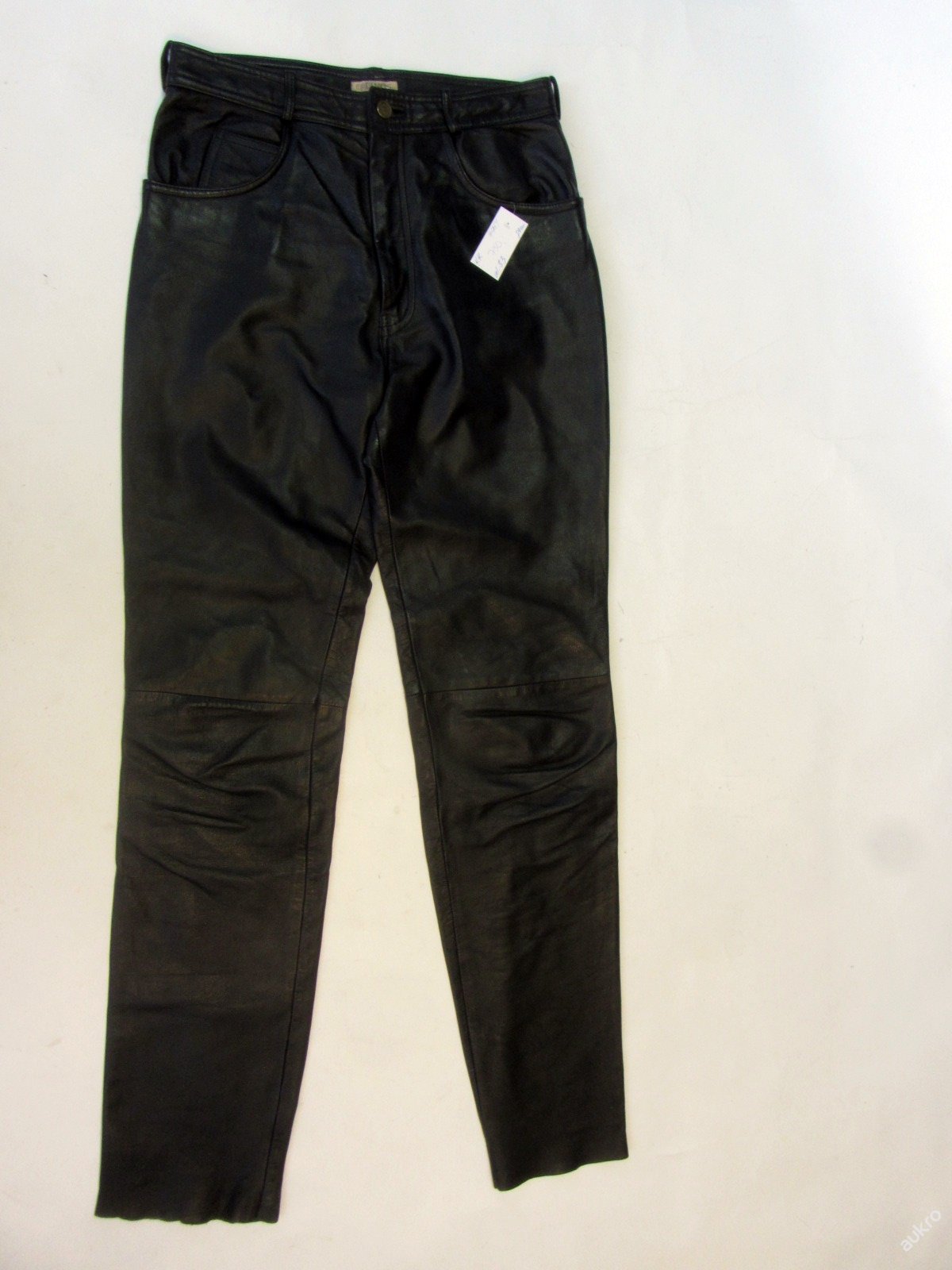 Kožené kalhoty LINUS vel. 33 - pas: 80cm (7954) - Náhradní díly a příslušenství pro motocykly