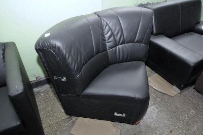 Sofa nerozkládací 80 x 80 cm, koženka (6064)