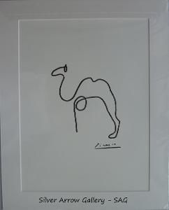 Pablo Picasso - Camel - Velbloud - litografie