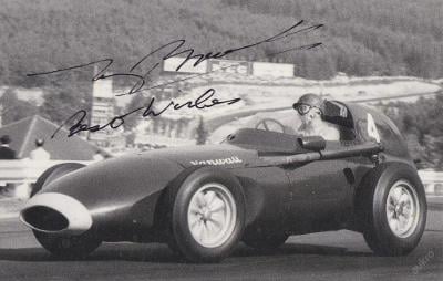 F1 - Tony Brooks - reprint Vanwall 13x18 cm