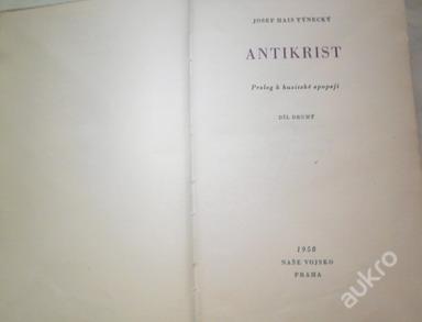 Antikrist-Josef Hais Týnecký (diel druhý) - Knihy
