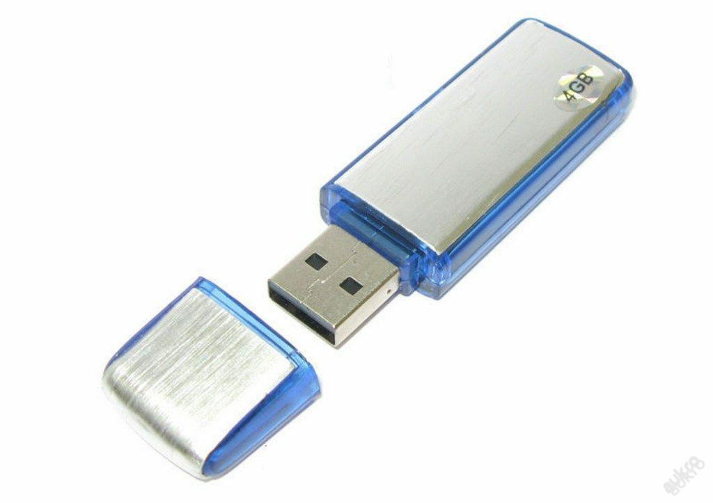Flash disk s diktafónom - 4 GB, špionážne, NA SKLADE - TV, audio, video
