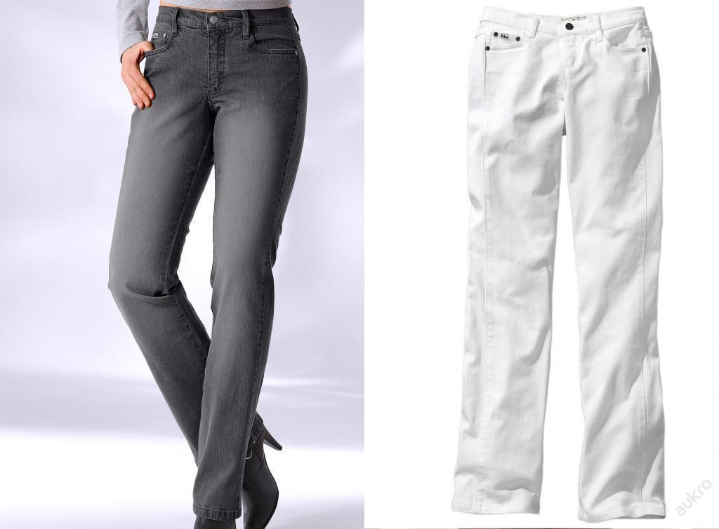 Nádherné širší riflové kalhoty vel. 34 / XS - Dámské oblečení