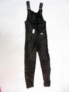 Kožené kalhoty s laclem MQP vel. 38 - pas: 80 cm