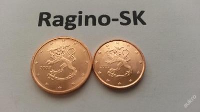Finsko 2003 - Sada 1+2 Cent UNC