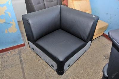 Sofa nerozkládací 90 x 90 cm, koženka (6050)