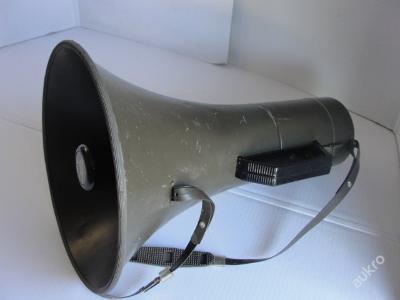 Starý, vojenský megafon