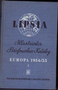 Z 38a - katalog Lipsia - Europa 1954-1955 I