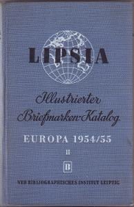 Z 55 - katalog Lipsia - Europa 1954-1955 II