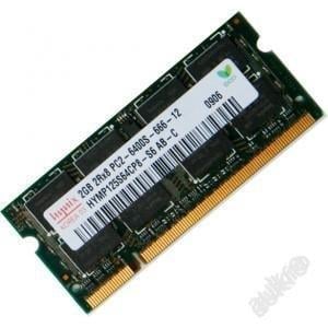 Paměť do notebooku SO-DIMM 2GB DDR2 800MHz CL5