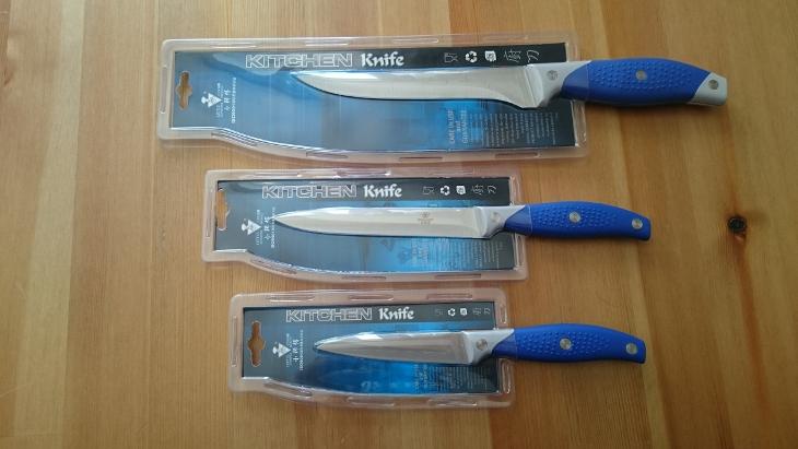 Velmi ostrý nůž Little Cook -MM+MV+VM 20+24+28cm