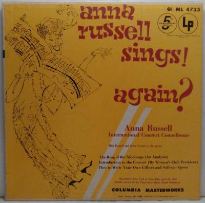 LP Anna Russell - Anna Russell Sings! Again? EX