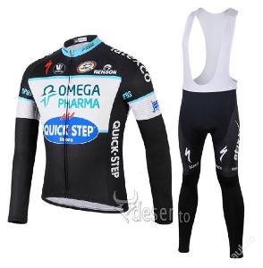 zimní komplet cyklo dres Omega Pharma - vel.???