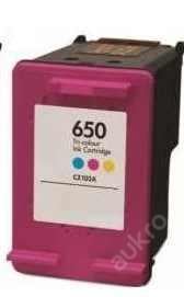 tisková kazeta HP650col / HP 650 XL -barevná, 18ml od výrobce!!