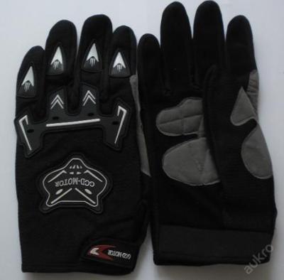 Enduro, skútr a cyklo rukavice, černé(3), vel - L